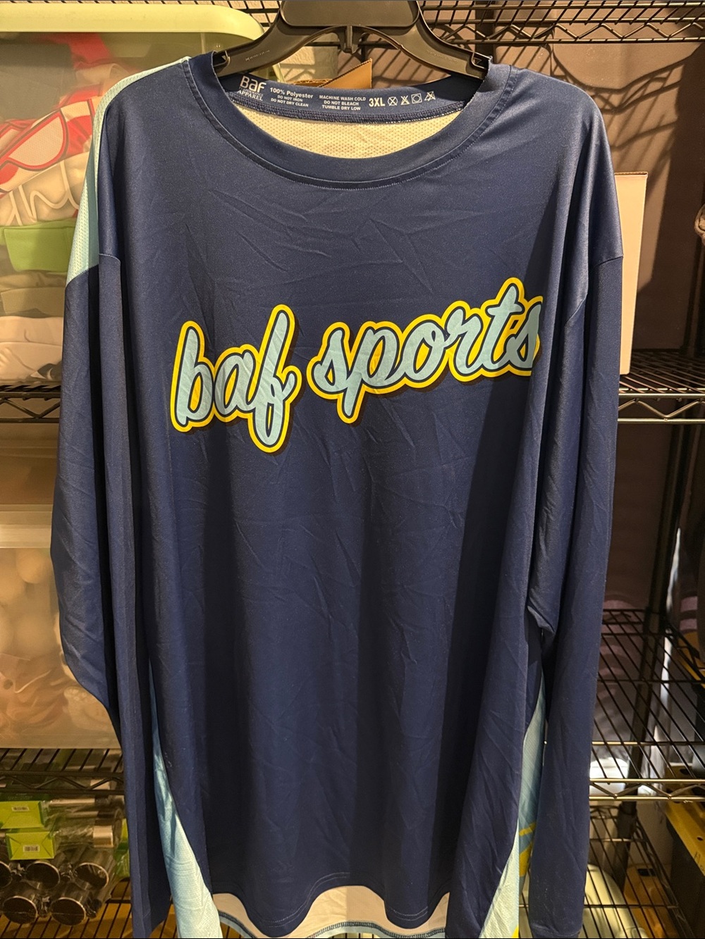 Men’s Navy Long-Sleeve Jersey